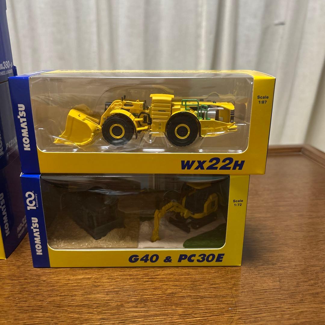 コマツ　非売品　株主限定配布品　オリジナル　ミニチュア　ミニカー　働く車　美品