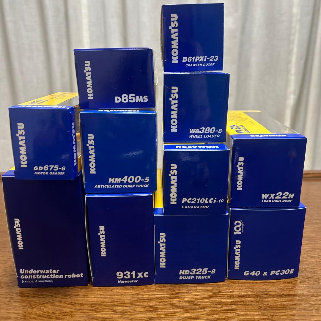 コマツ　非売品　株主限定配布品　オリジナル　ミニチュア　ミニカー　働く車　美品